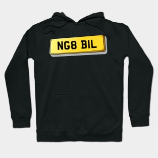 NG8 BIL Bilborough Number Plate Hoodie